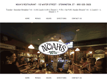 Tablet Screenshot of noahsfinefood.com